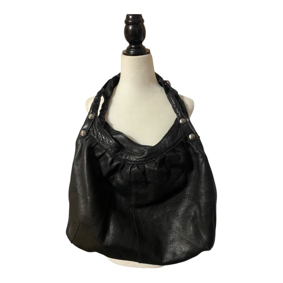 Lucky Brand slouchy black leather hobo bag. - Picture 7 of 16